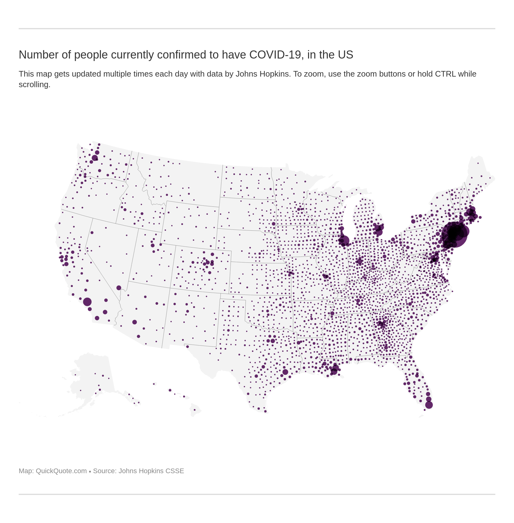 Number of people currently confirmed to have COVID-19, in the US Number of people currently confirmed to have COVID-19, in the US